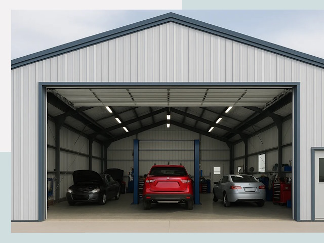 Ангары из сэндвич панелей от 618 руб. в Североуральск