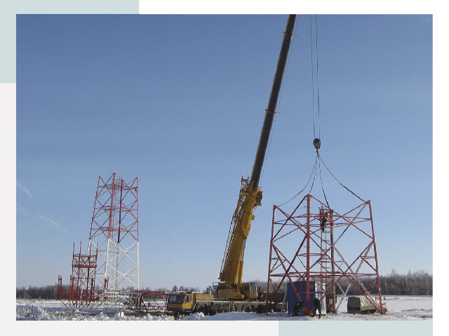 Монтаж вышек связи в Североуральске