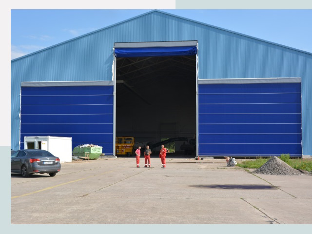 Ангарные ворота в Североуральск от СтальСтрой-Сву по цене 618 руб.