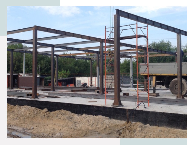 Фундамент для ангаров в Североуральске